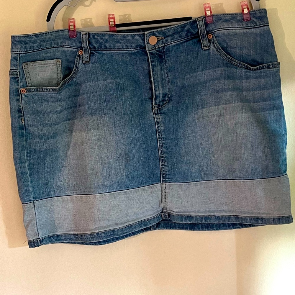 Denim miniskirt